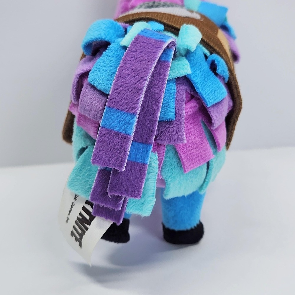 Russ Fortnite Loot Llama Plush Small Stuffed Toy Purple Blue Jazwares 2018 Cute - Picture 10 of 11